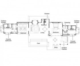 Two Bedroom Beachfront Pool Villa
