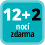 Zaplaťte minimálně 12 nocí a získáte 2 noci zdarma.