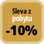 Zaplaťte minimálně 0 noc a získáte 10% slevu.